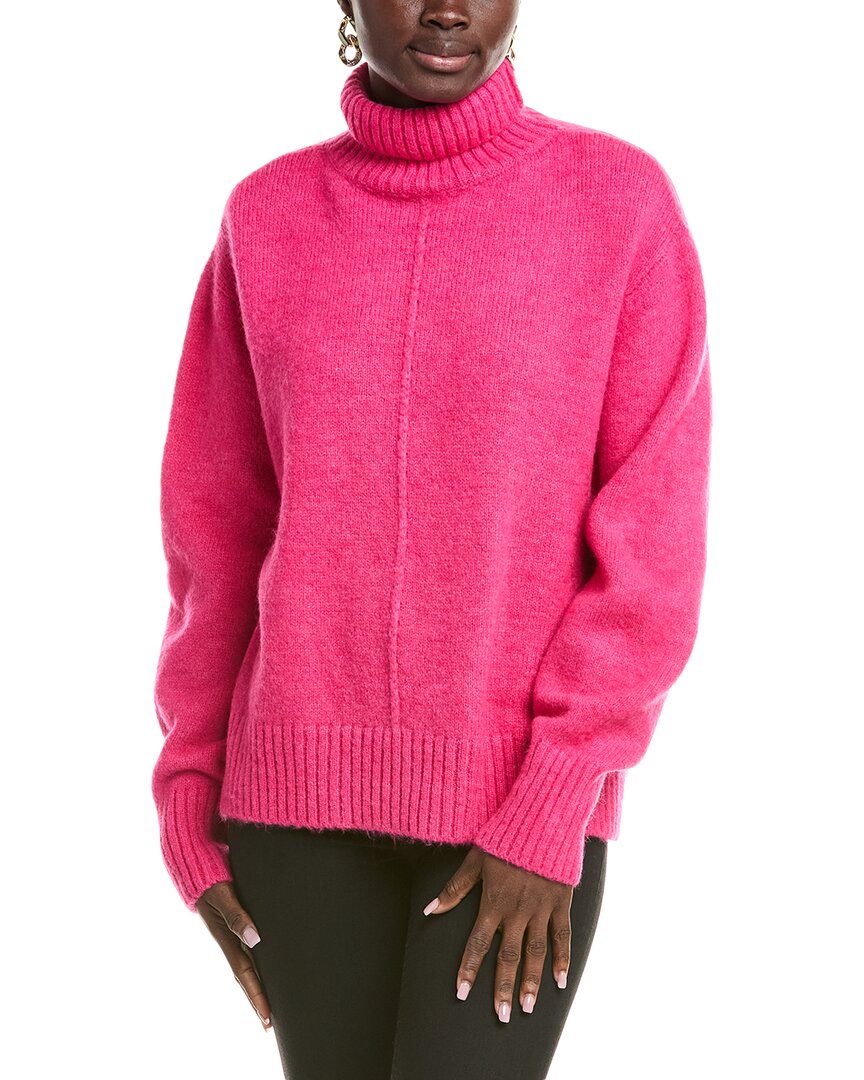 Anna Kay Lipy Classic Cashmere-blend Sweater In Pink