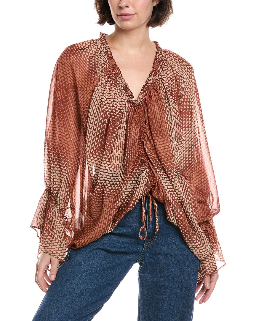 Ramy Brook Susanna Top In Brown