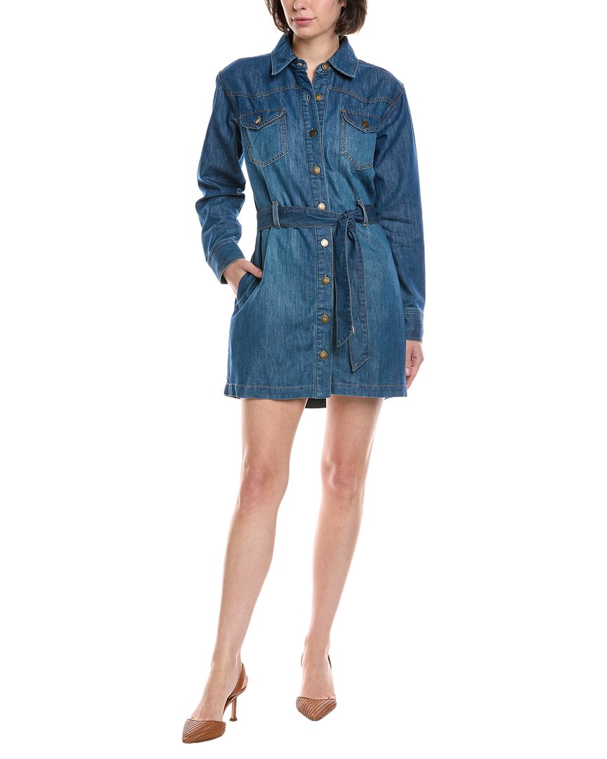 Ramy Brook Starling Denim Dress In Blue