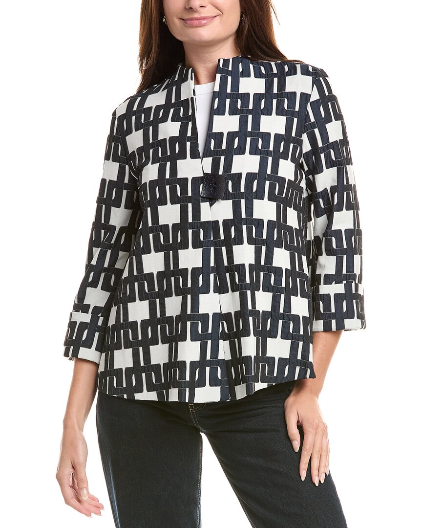 Joseph Ribkoff Textured Shirt In White