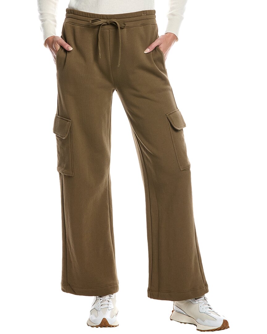Nation Ltd Casey Cargo Sweatpant In Green