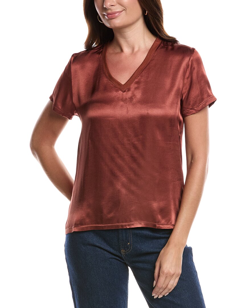 Nation Ltd June T-shirt In Burgundy