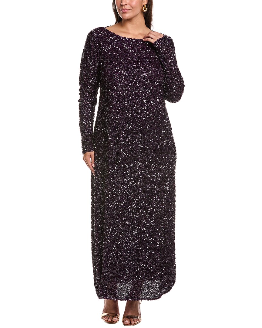 Marina Rinaldi Plus Doria Dress In Purple