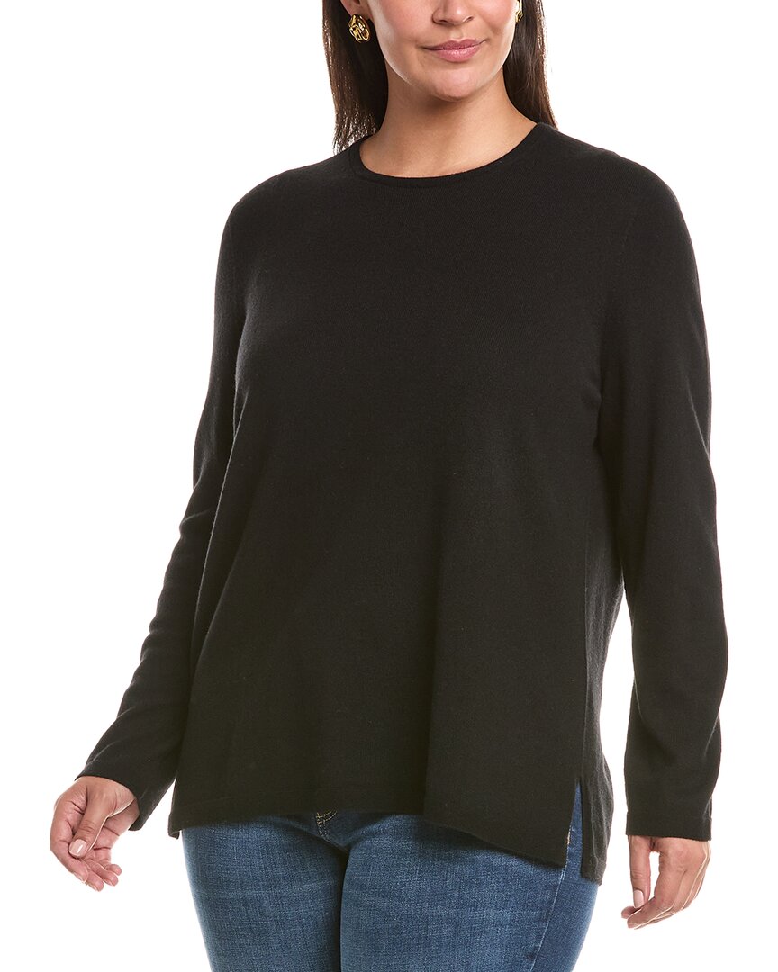 Marina Rinaldi Plus Orma Cashmere Sweater In Black