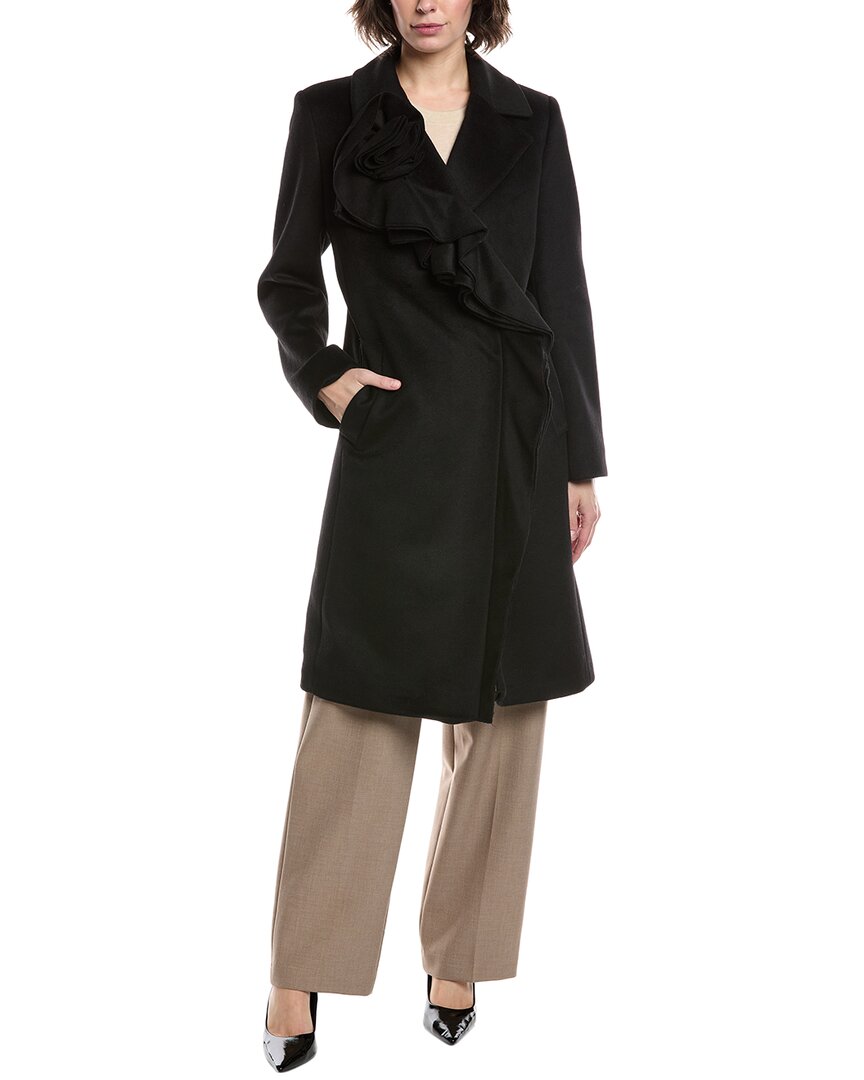 Kobi Halperin Alora Wool-blend Coat In Black