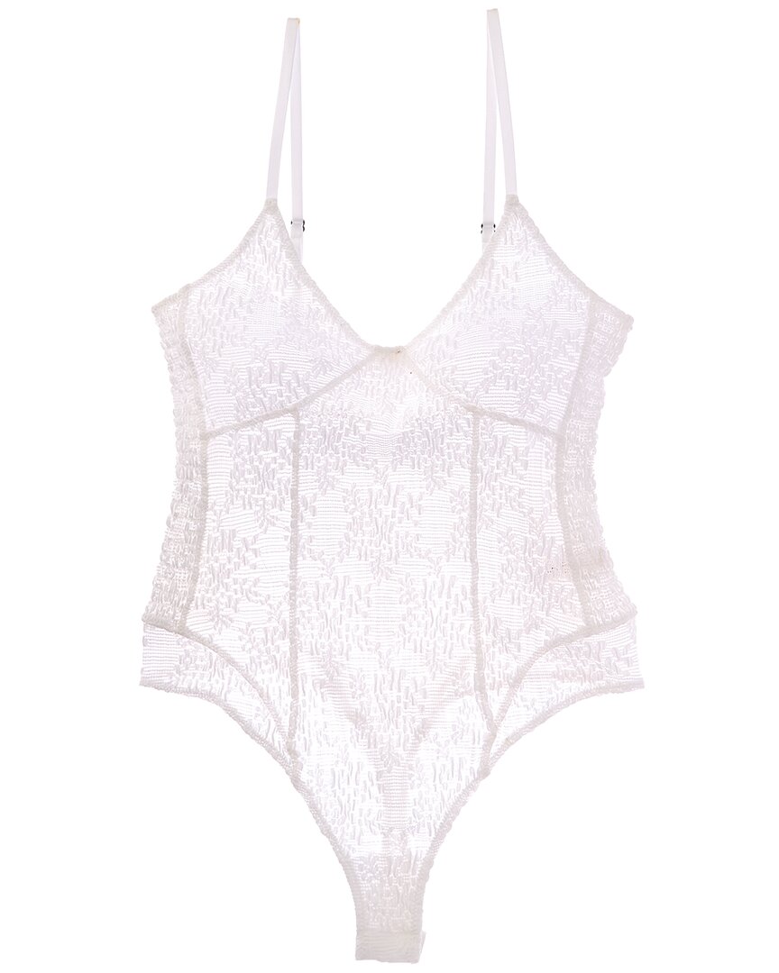 Free People Ready To Go Bodysuit In White