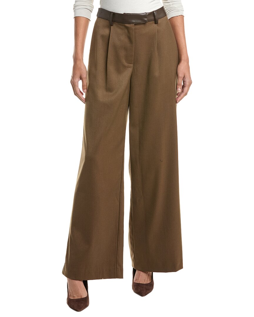 Weworewhat Relaxed Trouser In Brown