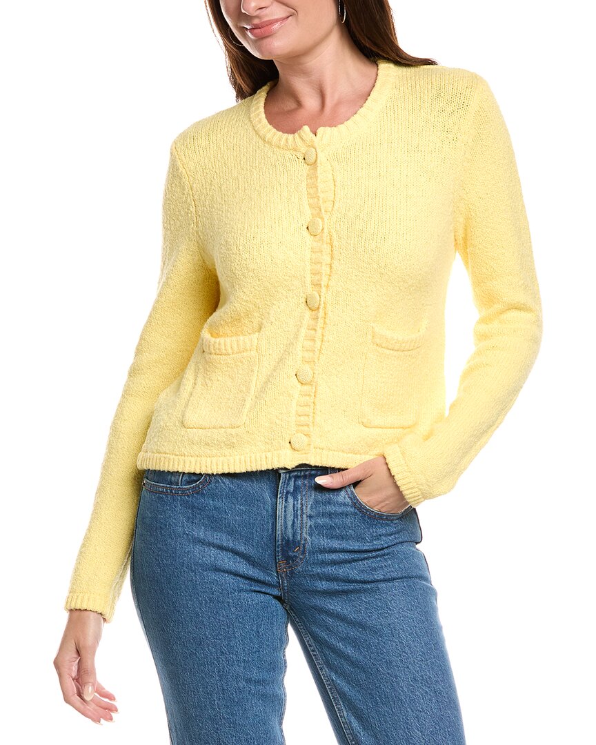 Michael Stars Opaline Cardigan In Yellow
