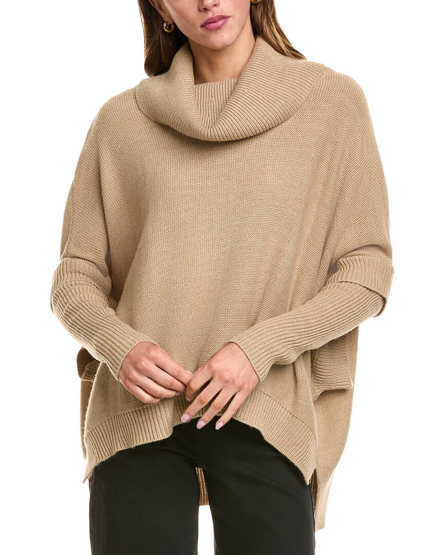 Fate Wool-blend Oversized Sweater In Brown