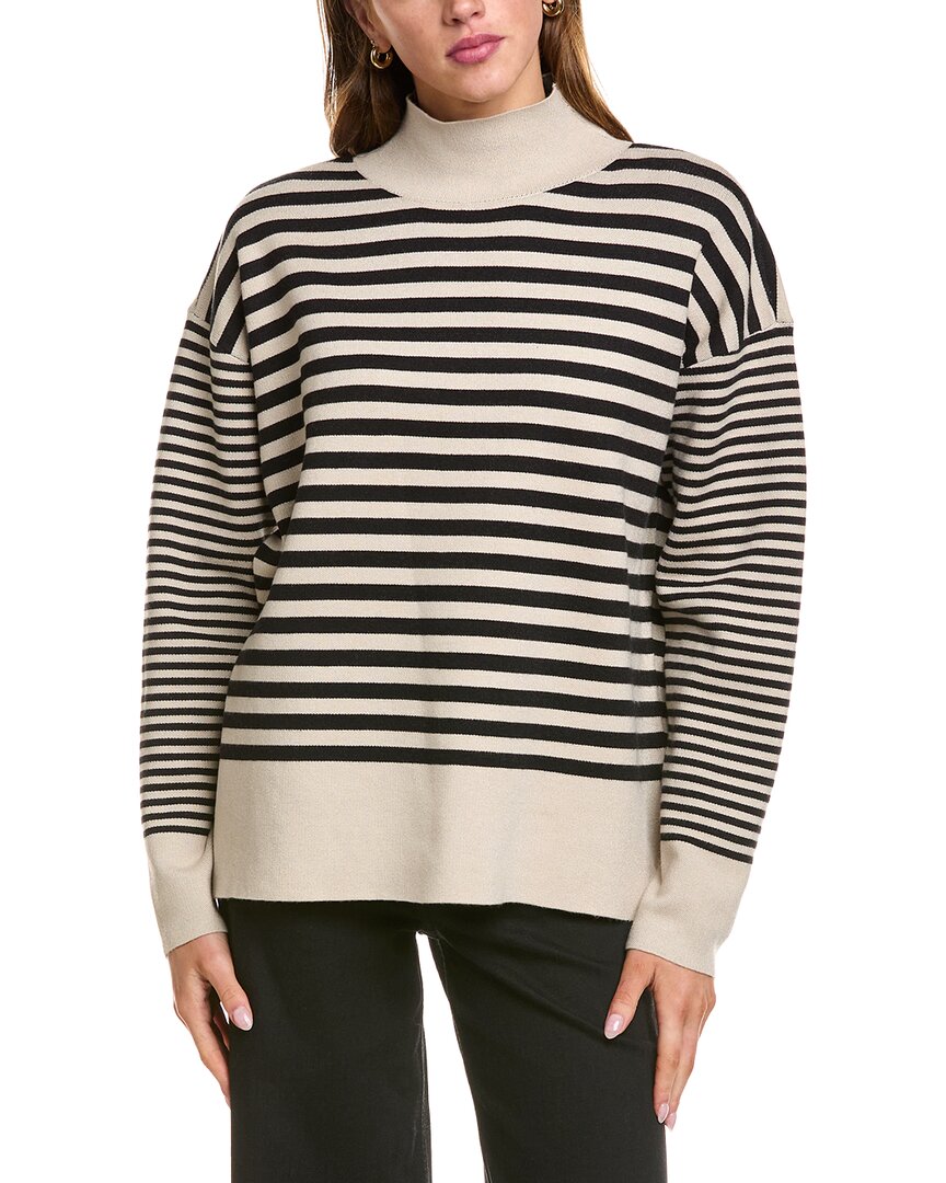 Fate Stripe Sweater In Black