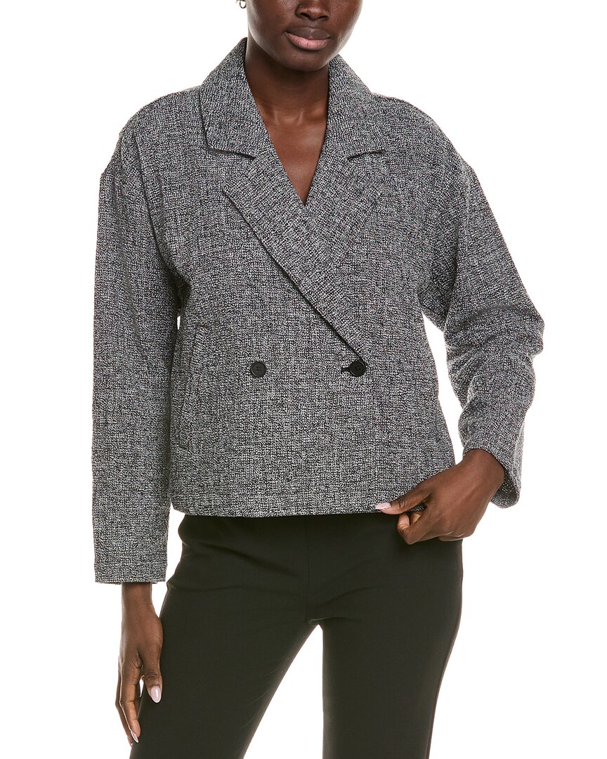 Eileen Fisher Petite Short Blazer In White