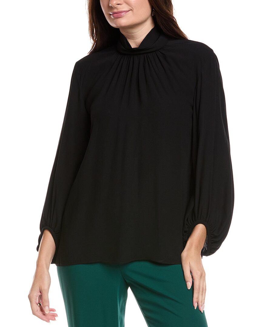 Lafayette 148 New York Blaire Blouse In Black