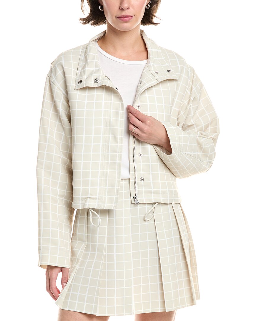 Rebecca Taylor Drawcord Jacket In Neutral