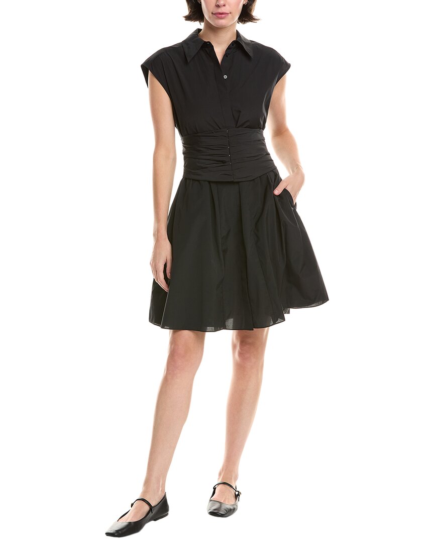 Rebecca Taylor Sleeveless Mini Dress In Black