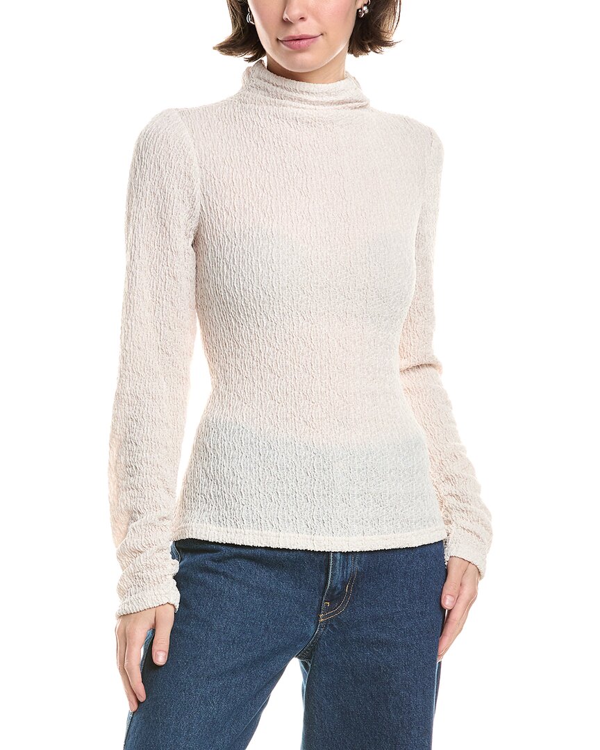 Rebecca Taylor Textured Sweater In White