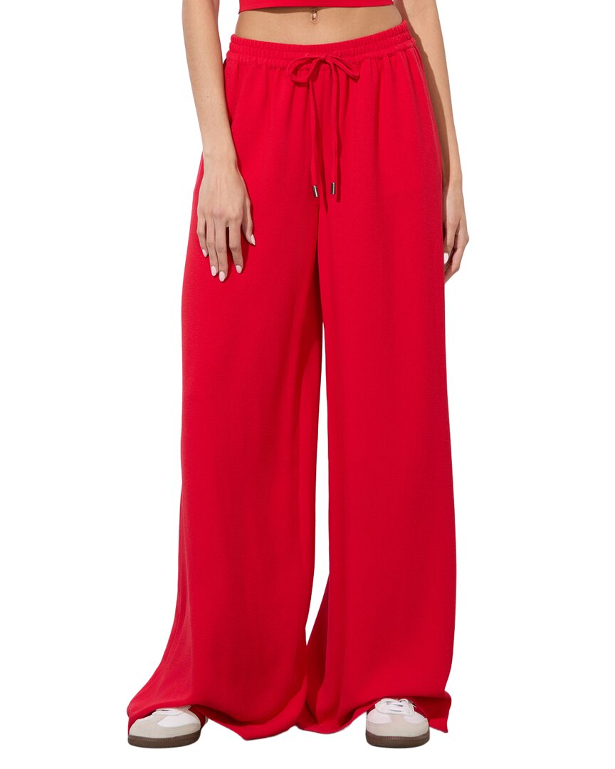 Alice And Olivia Alice + Olivia Ojai Pant In Red