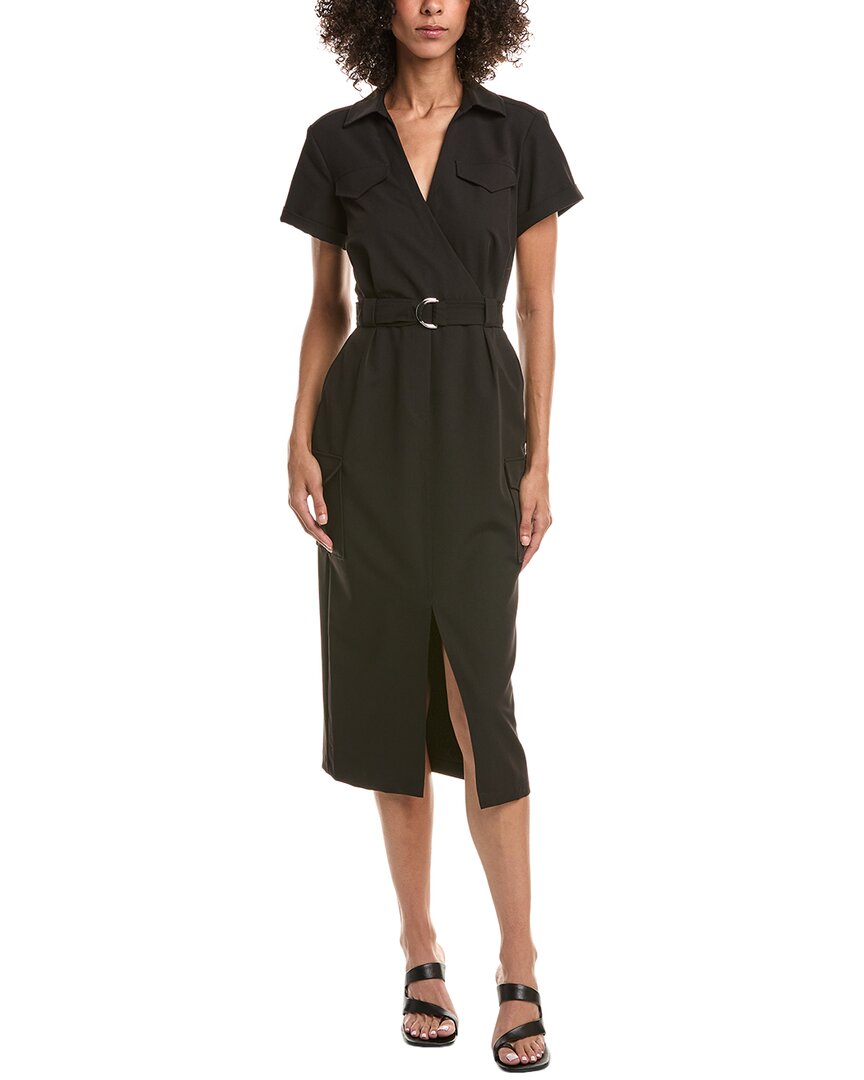 Derek Lam 10 Crosby Lucy Utility Shirtdress In Black