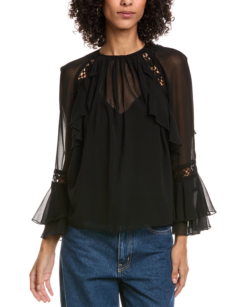 Ba&sh Mena Top In Black
