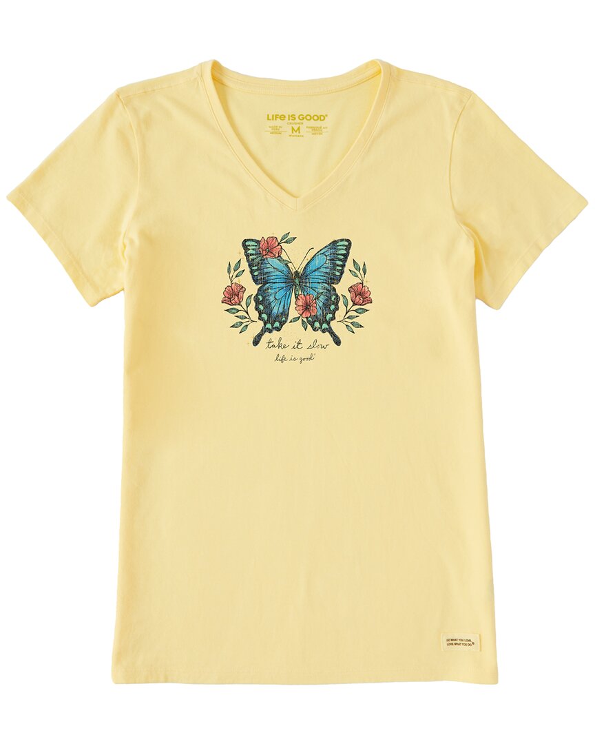 Life Is Good ® Crusher Lite T-shirt In Yellow