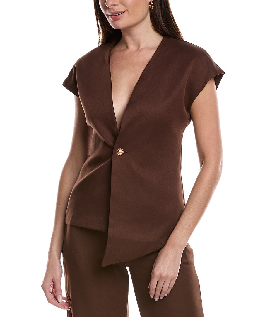 Reveriee Vest In Brown