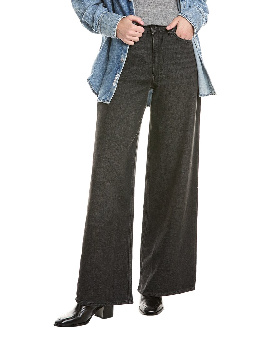 Rag & Bone Serena Washed Black Full-length Jean In Gold