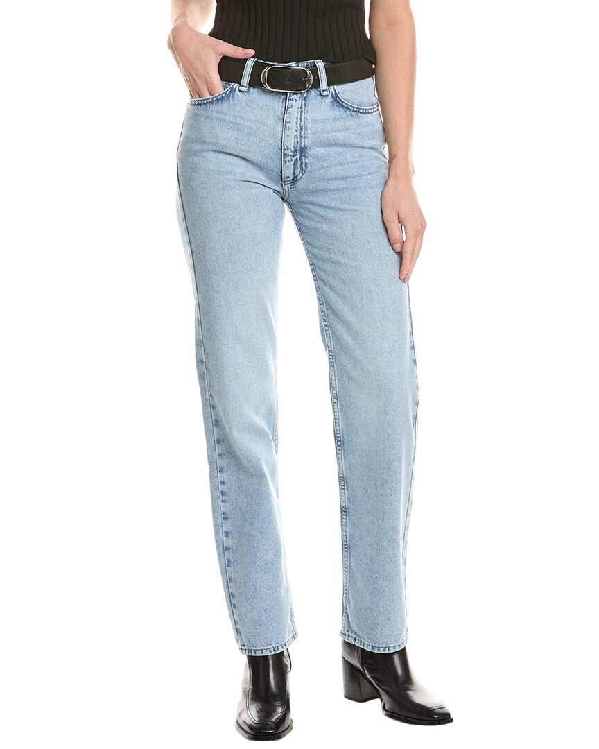Rag & Bone Hattie Mid-rise Full-length Oconee Straight Leg Jean In Gold