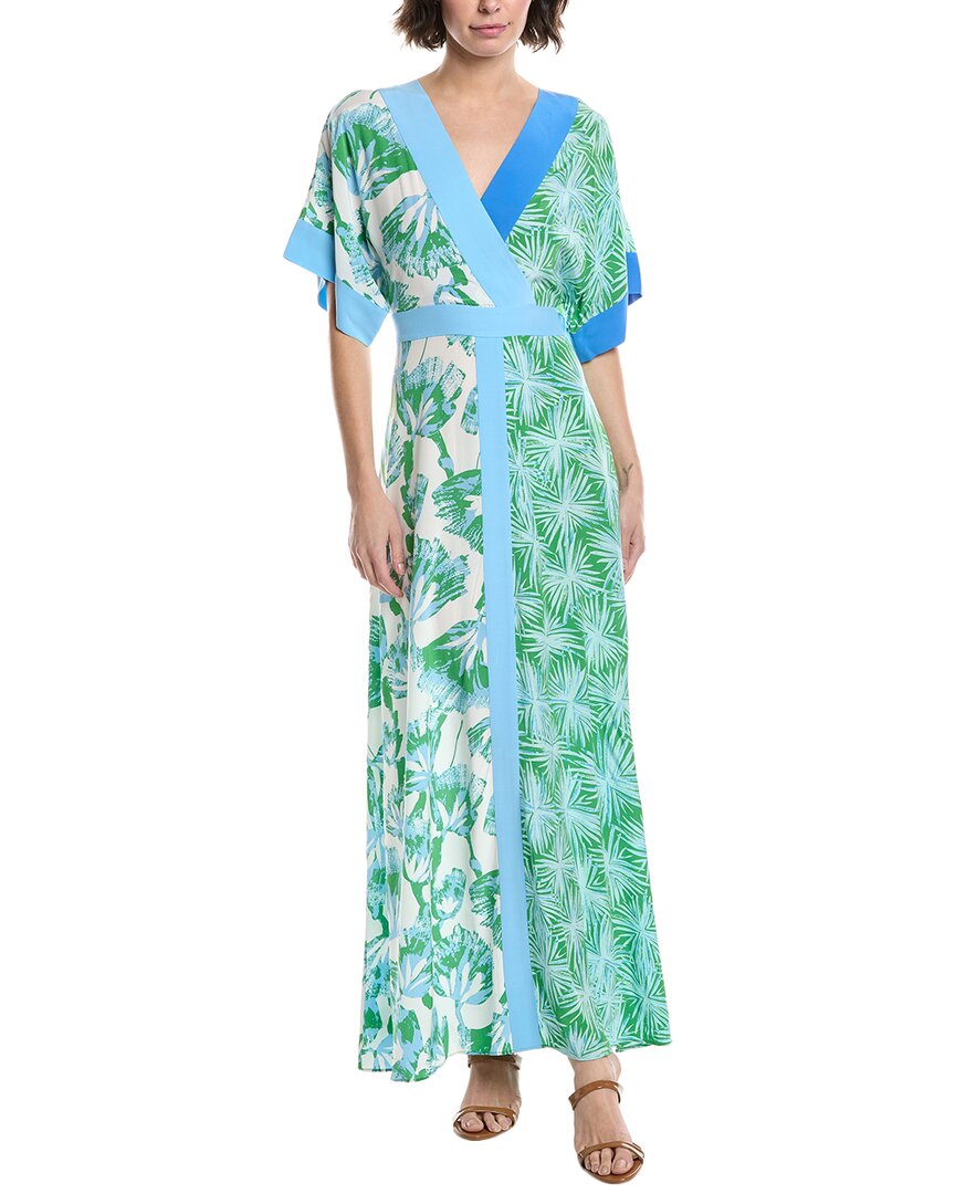 Diane Von Furstenberg Sofie Wrap-effect Floral-print Crepe Maxi Dress In Multi