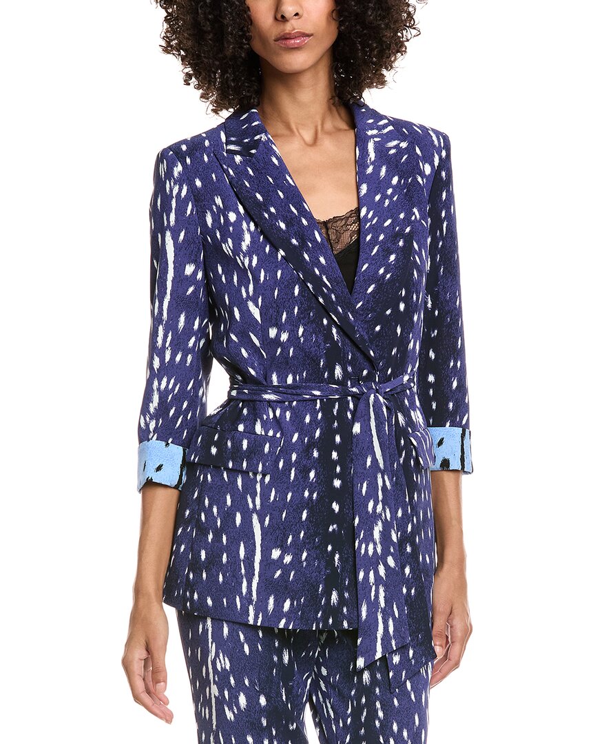 Diane Von Furstenberg Emiliano Jacket In Blue