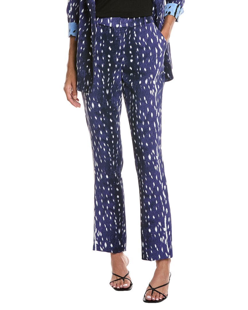 Diane Von Furstenberg Glora Pant In Multi