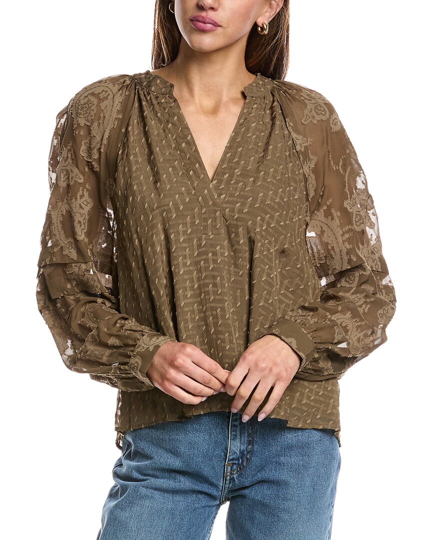 Iro Kisar Top In Green
