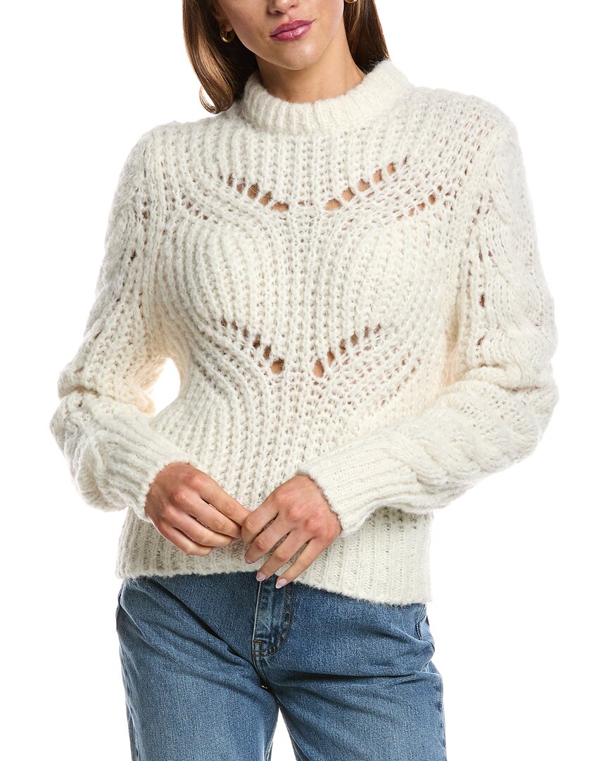 Iro Quane Alpaca & Wool-blend Sweater In White