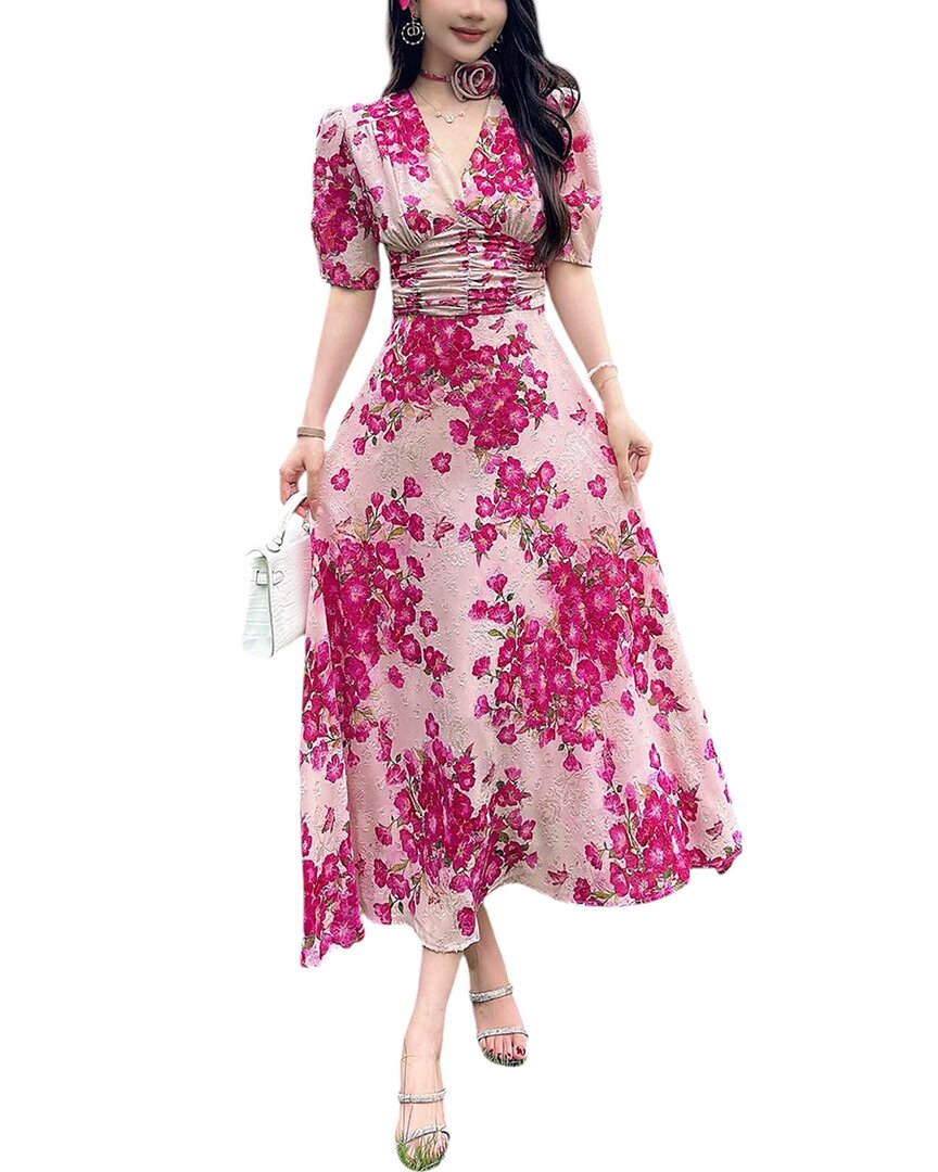 Adele Berto Midi Dress In Multi