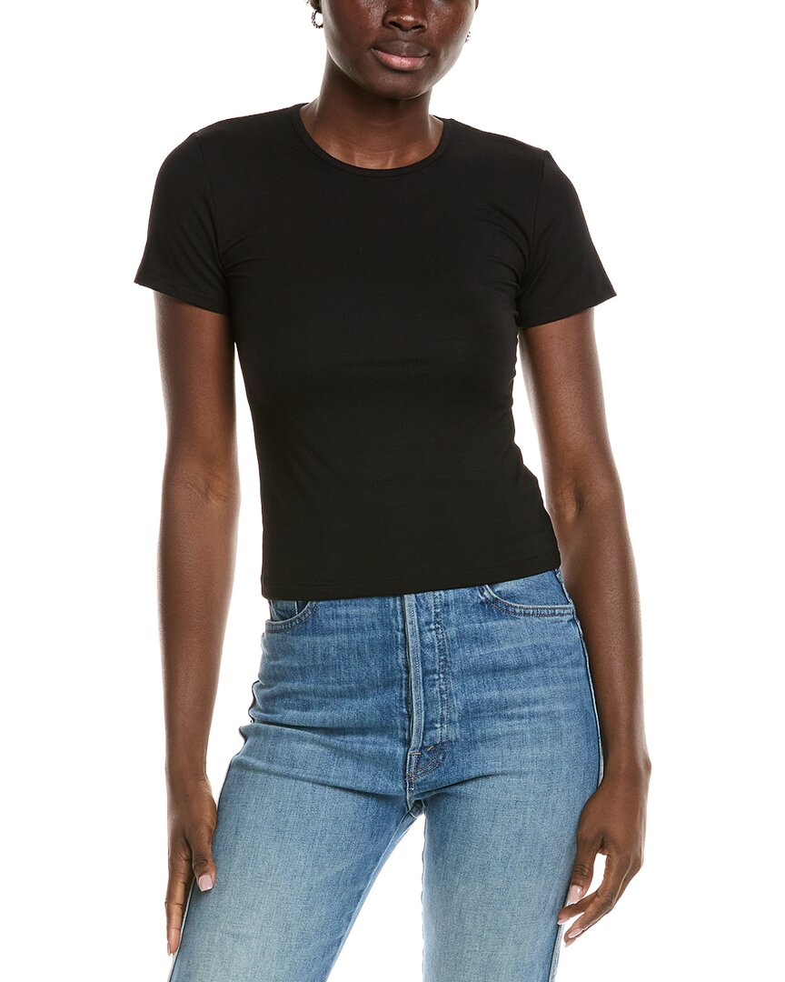 Perfectwhitetee 90's Jersey Crew T-shirt In Black