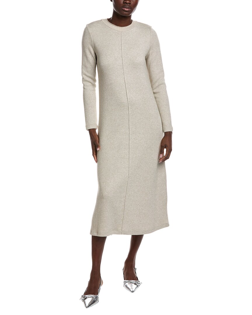 Vince Camuto Lurex Sweaterdress In Gray