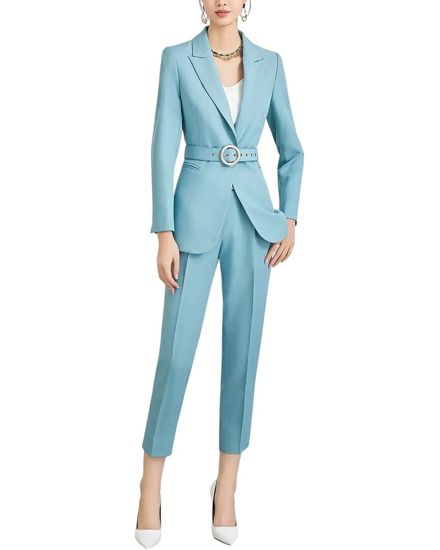 Esea 2pc Jacket & Pant Set In Blue