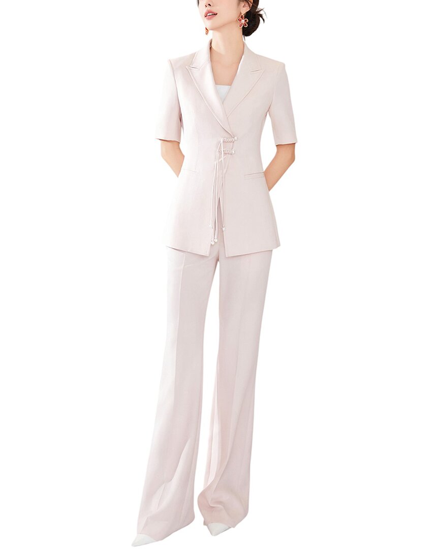 Esea 2pc Jacket & Pant Set In Pattern
