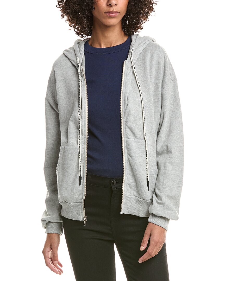 Michael Stars Naomi Zip-up Hoodie In Gray