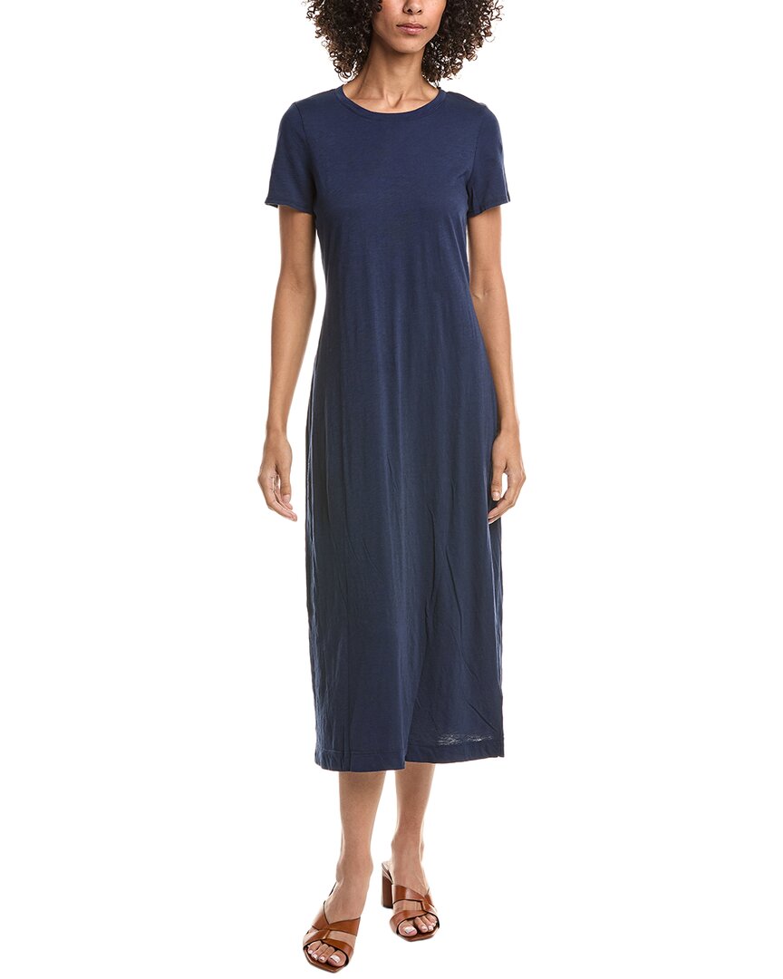 Michael Stars Alanis Midi T-shirt Dress In Blue