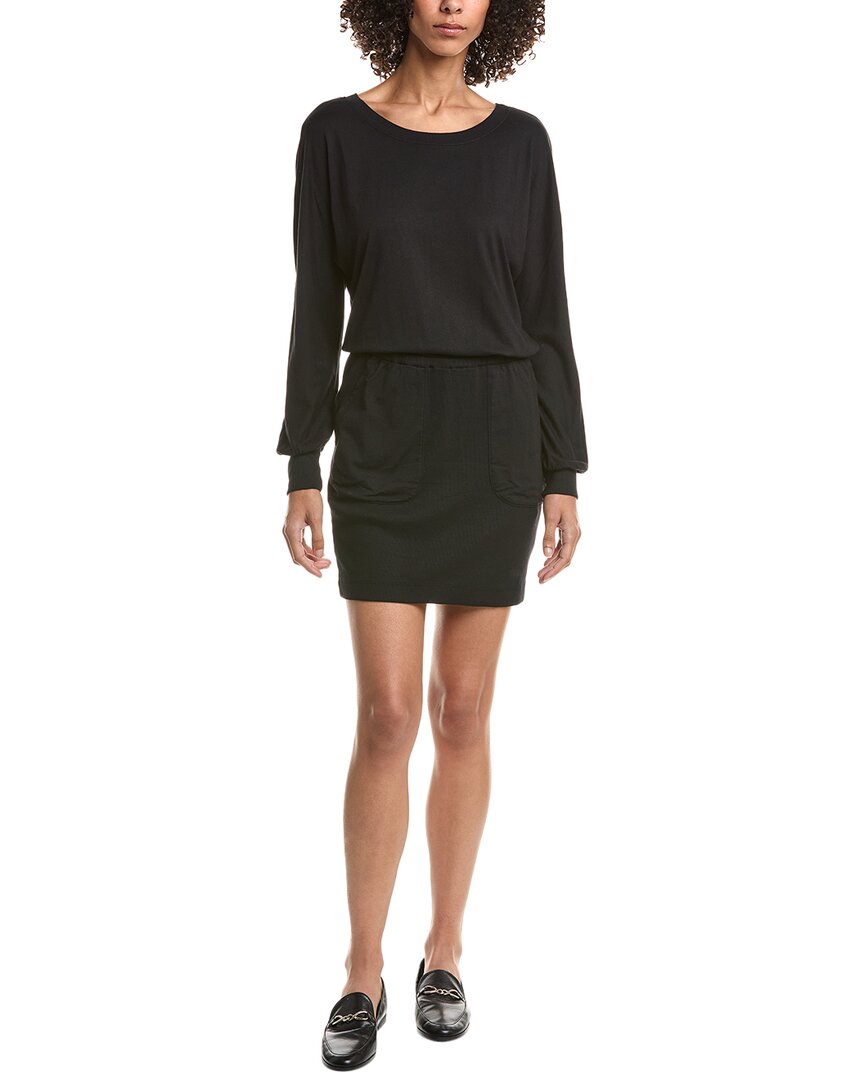 Michael Stars Mirabelle T-shirt Dress In Black