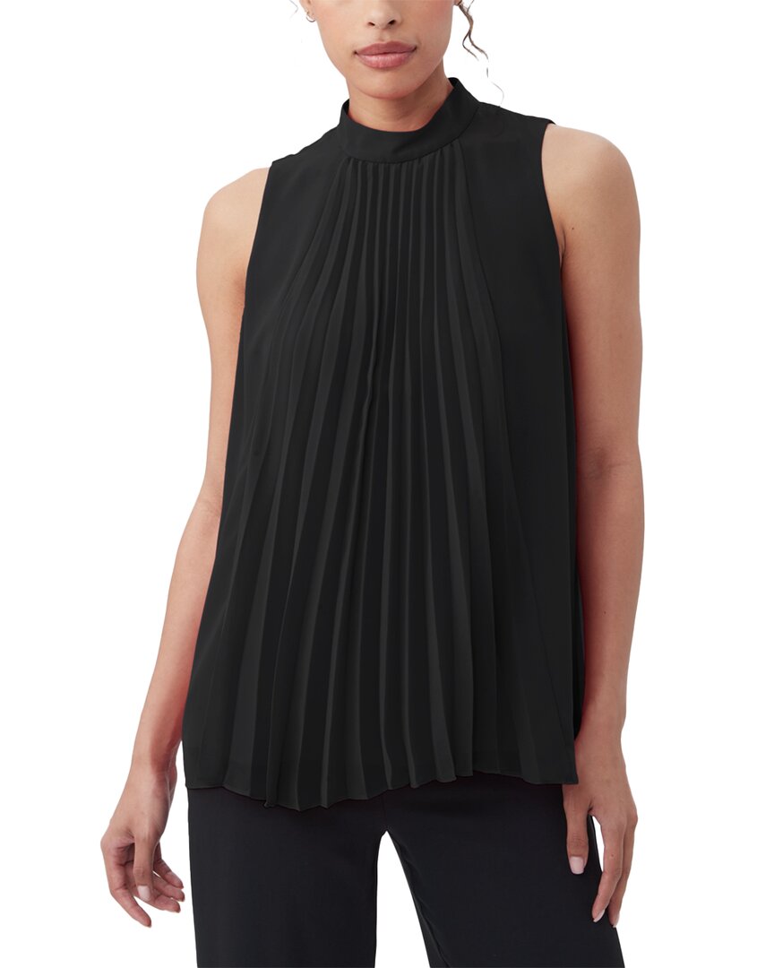 Trina Turk Farasha Top In Black