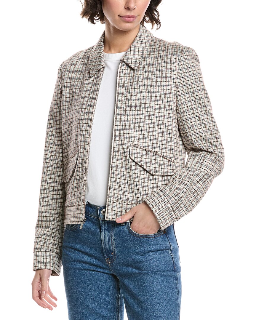 Theory Zip Jacket In Multi