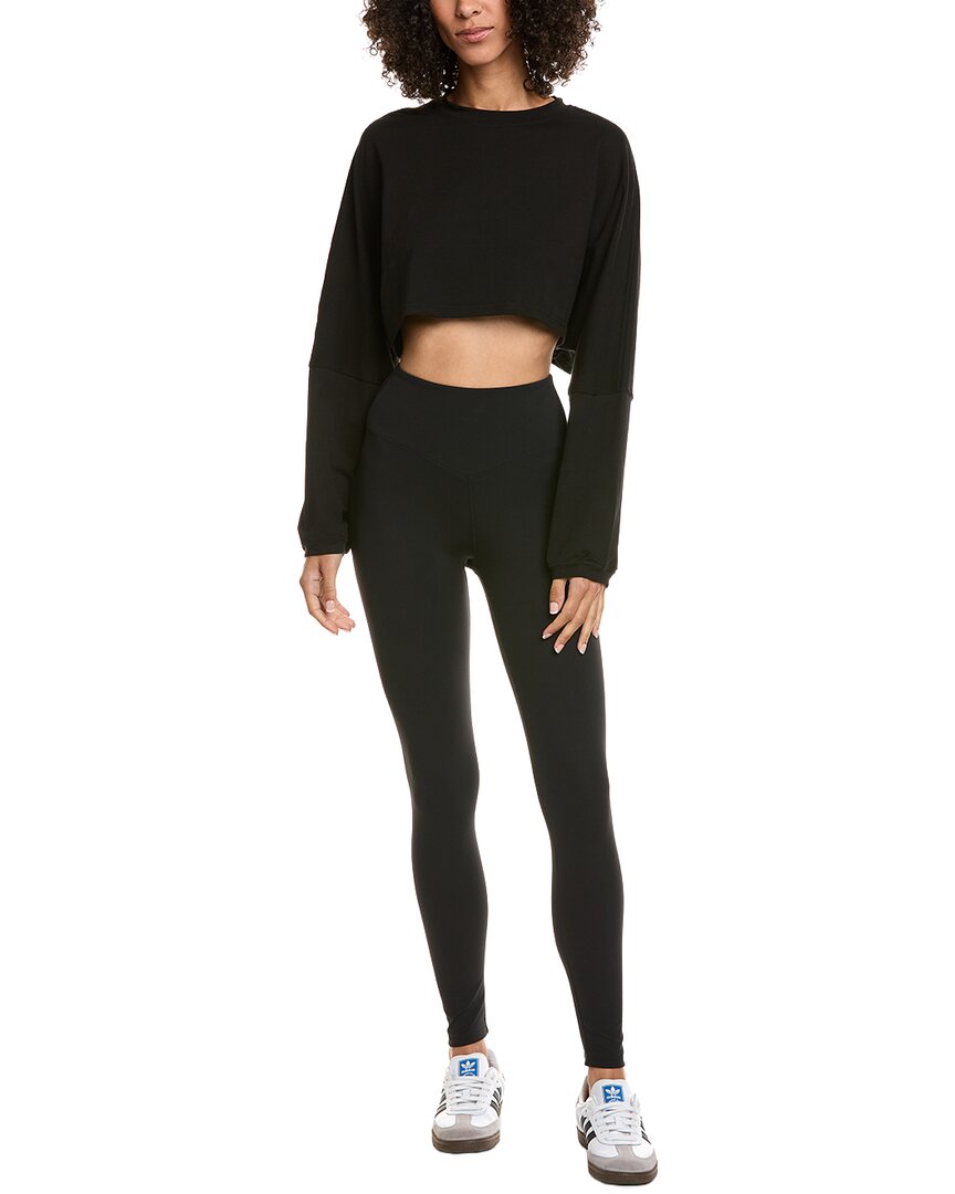 Phat Buddha 2pc Top & Legging Set In Black