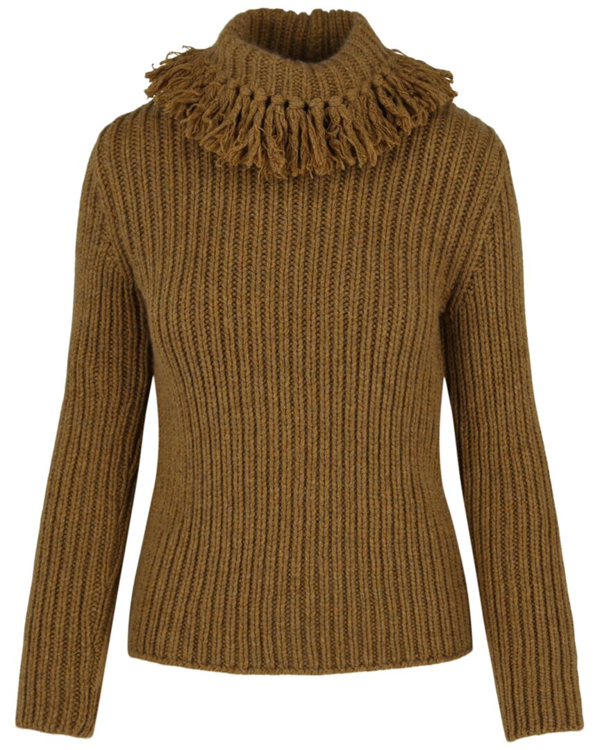 Bottega Veneta Cashmere Pullover Sweater In Brown