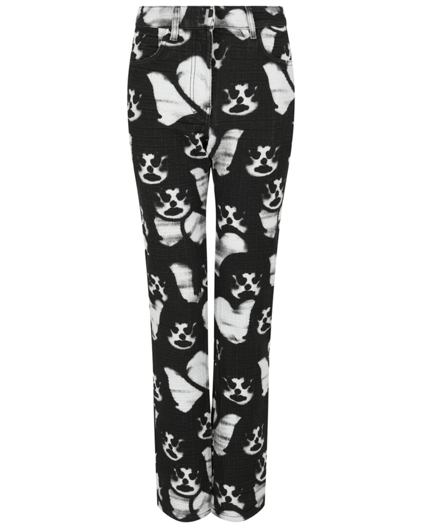 Givenchy X Chito Tag Effect 4g Denim Jean In Black