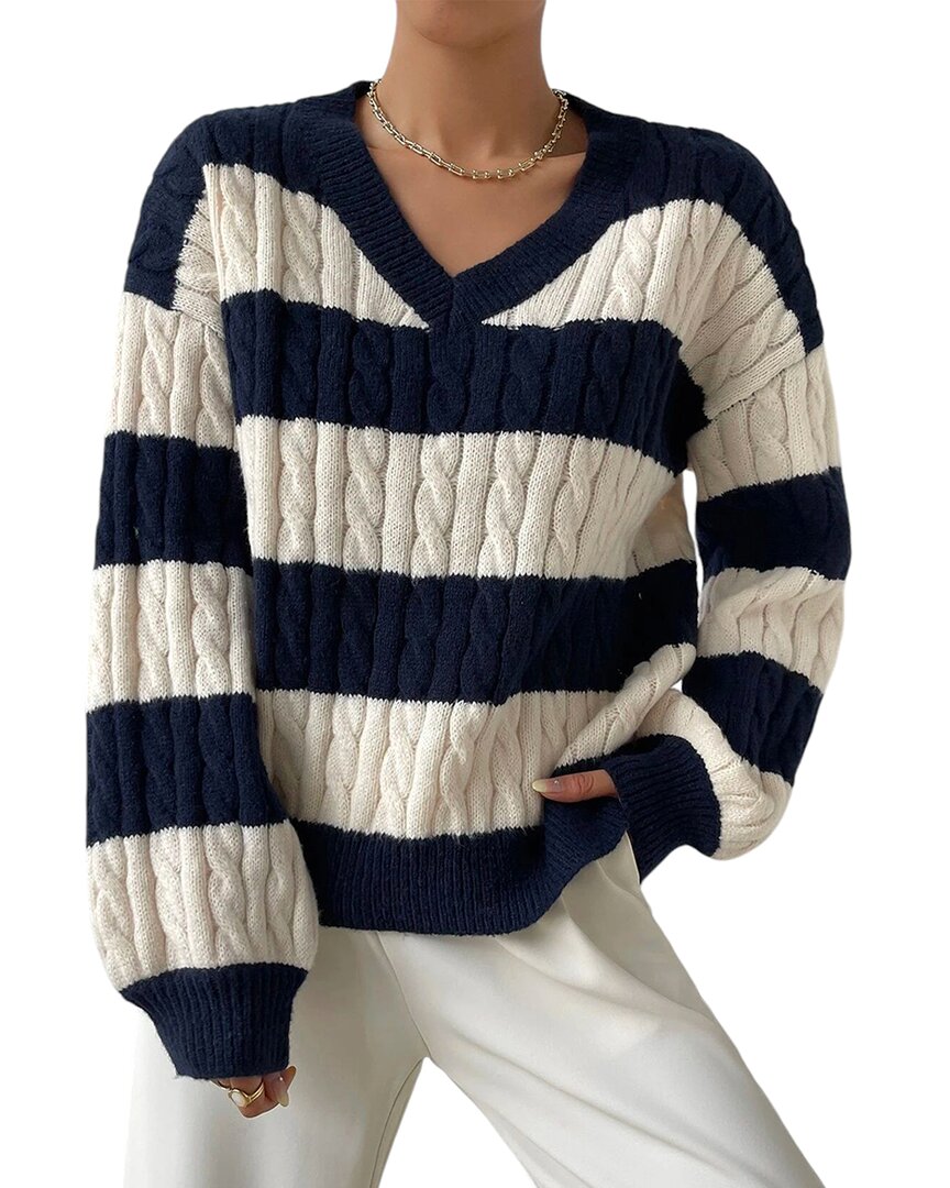 Bella Desert Pullover In Blue