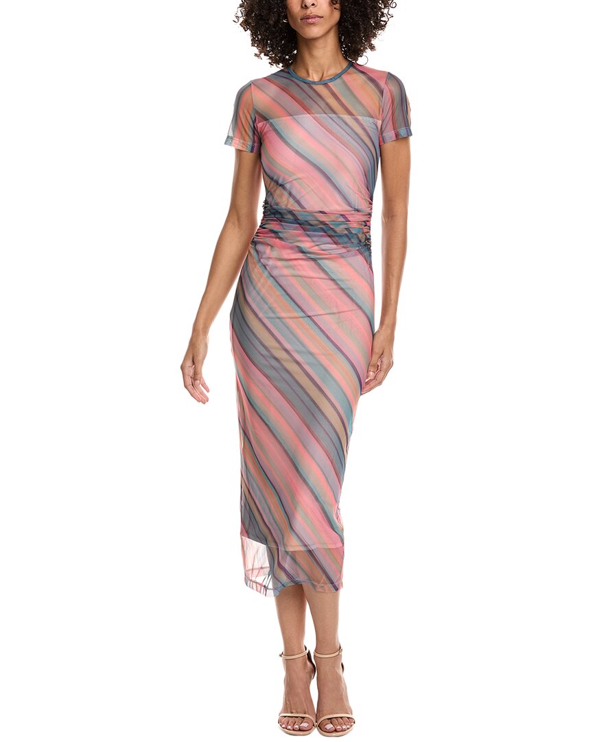 Amanda Uprichard Lyle Midi Dress In Purple