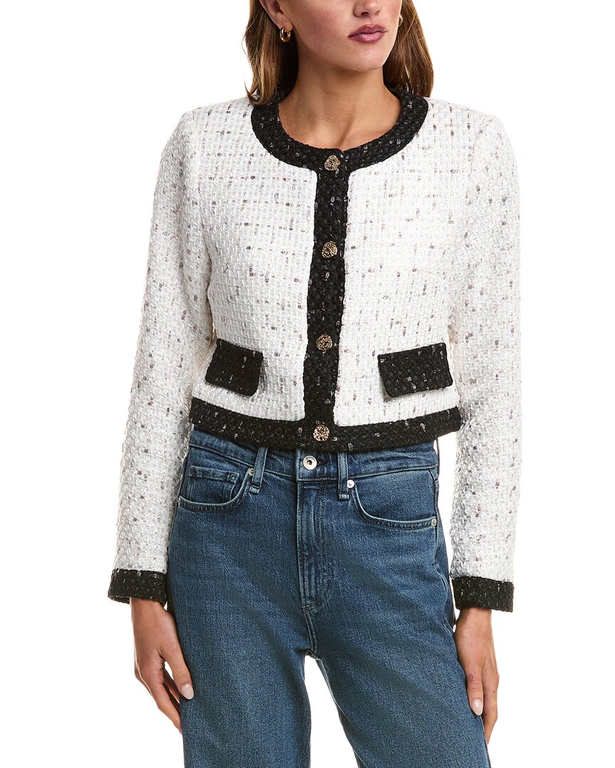 Luxe Always Tweed Jacket In Multi