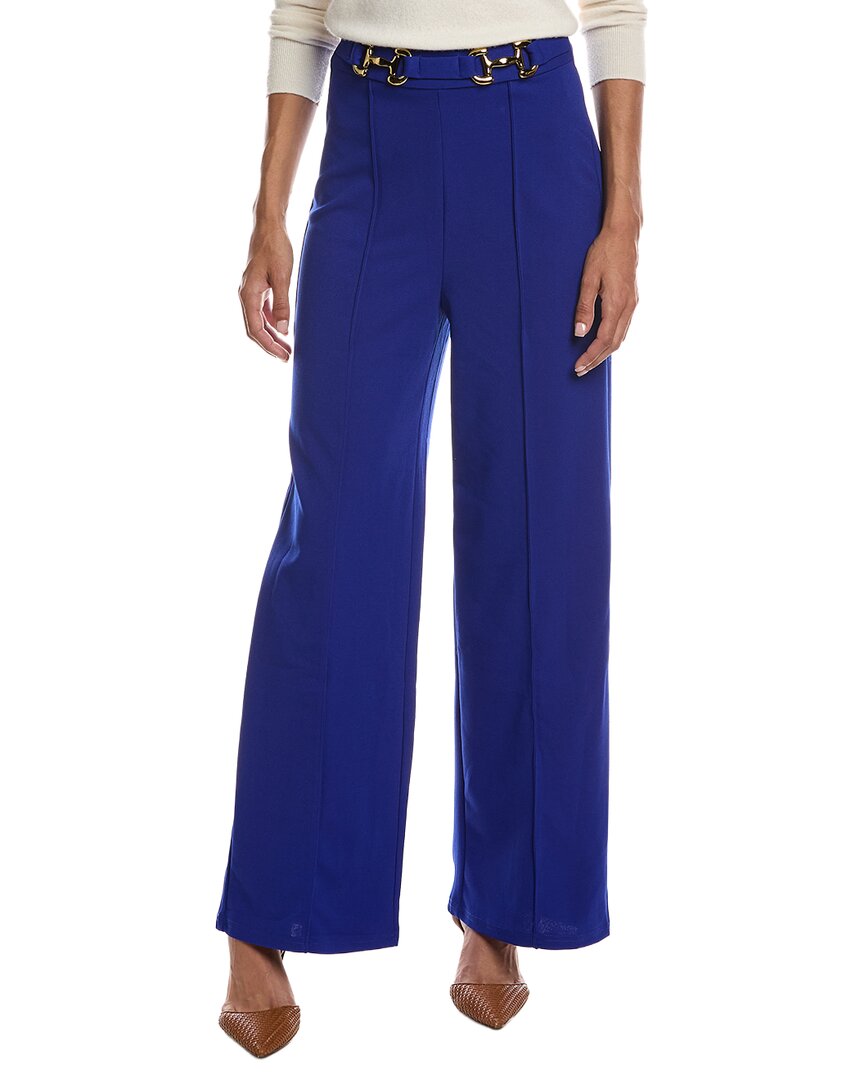 Luxe Always Horsebit Pant In Blue