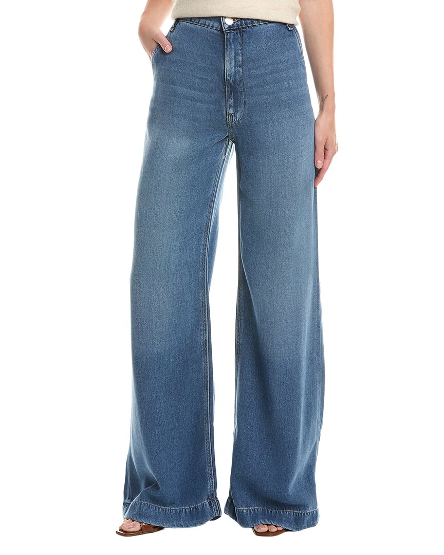 Hudson Jeans Jodie Loose Fit Rumour Wide Leg Jean In Black