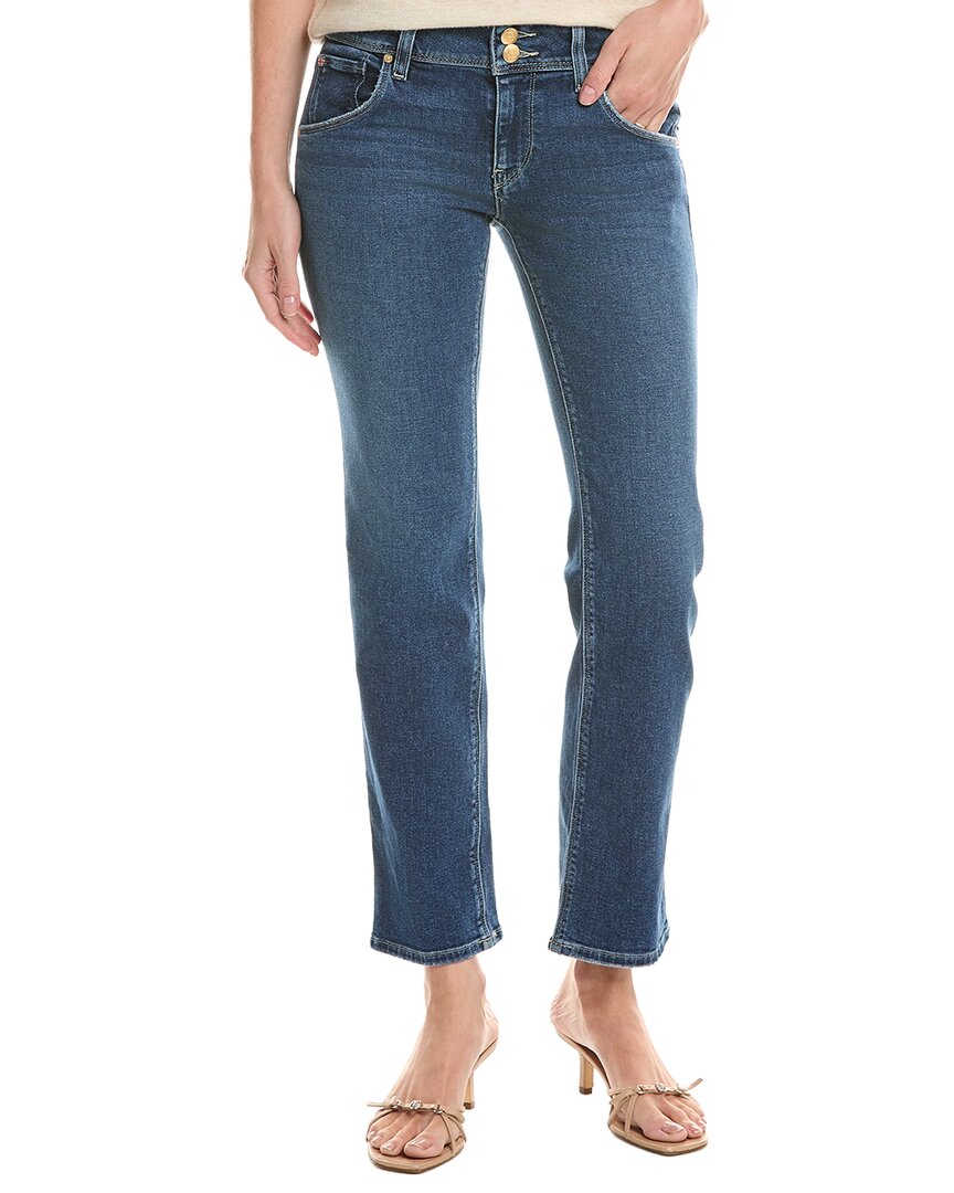 Hudson Jeans Beth Mid-rise North Gate Straight Ankle Jean In Blue